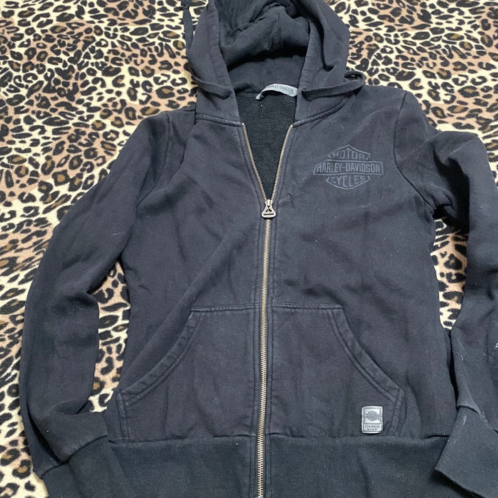 Harley Davidson zip up hoodie